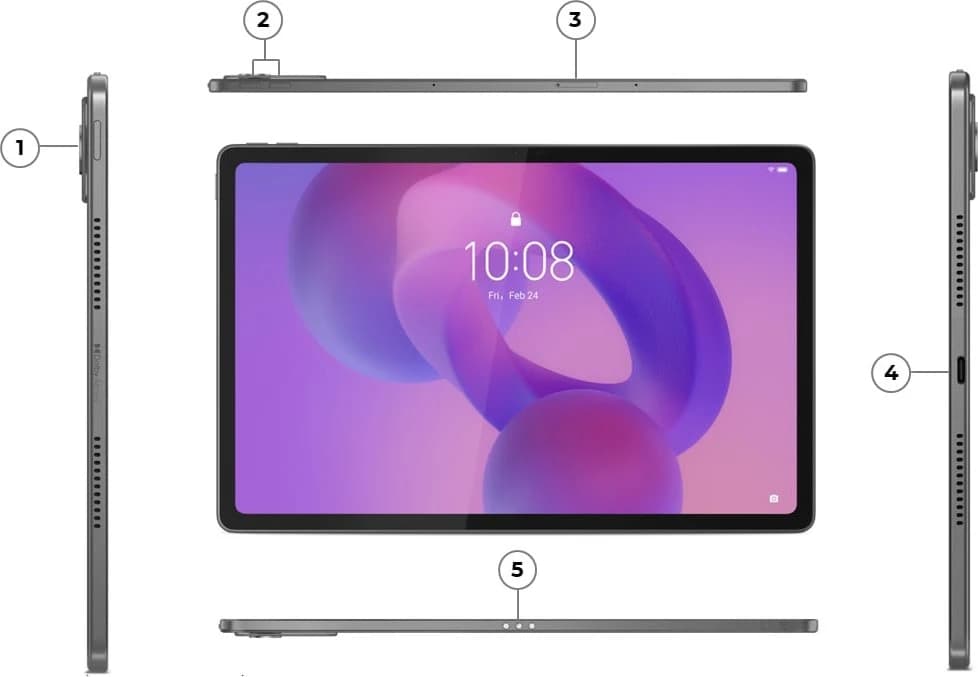 Lenovo Idea Tab Plus TB361FU, Luna Grey, 8GB RAM, 256GB image 6