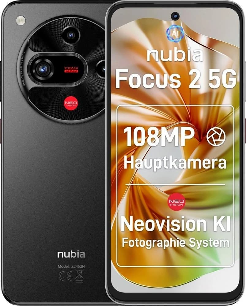 Nubia Focus 2 5G Obsidian Black image 1