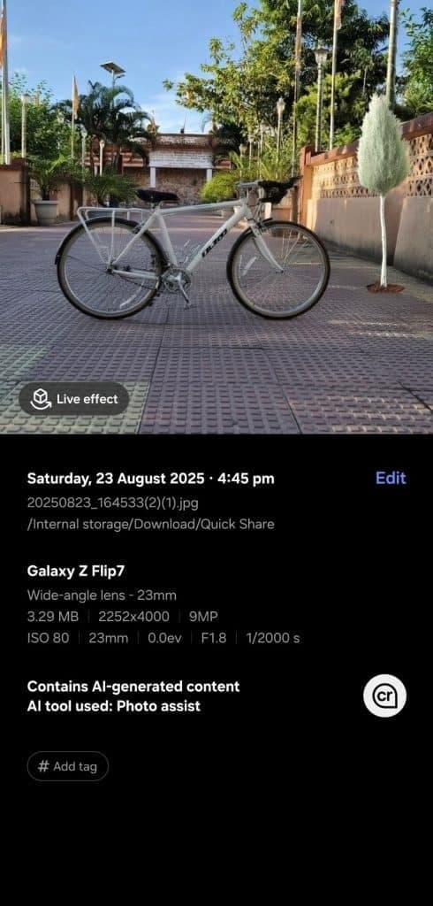 Samsung plans to bring its AI photo editing features from the Galaxy S24 to older phone models. image 2