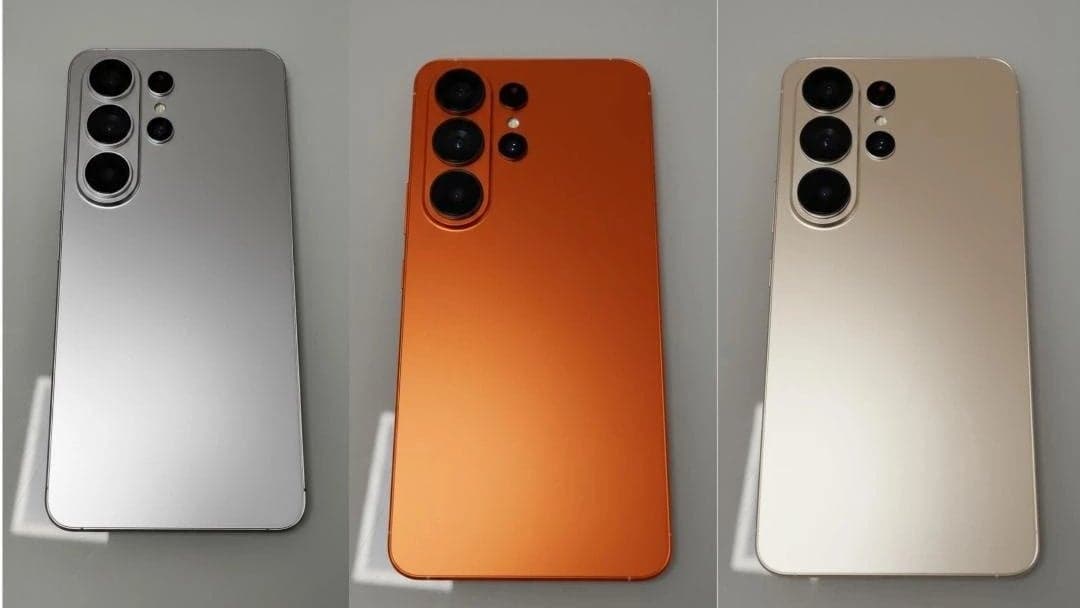A leaked image compares the rumored Galaxy S26 Ultra's design to the S25 Ultra and iPhone 17 Pro Max.
