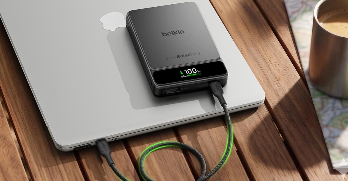 Belkin introduces its first longer-lasting semi-solid-state power banks - The Verge
