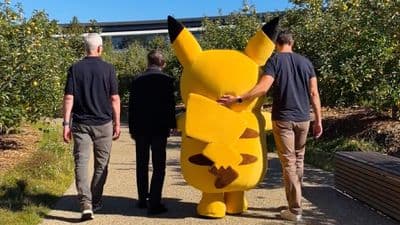 Pikachu Visits Apple Park, Meets Tim Cook and John Ternus - MacRumors image 2