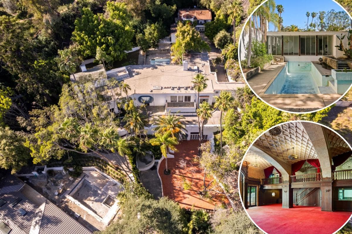 Exclusive | $16.9M listing for Old Hollywood mansion is exposes bitter family feud - New York Post