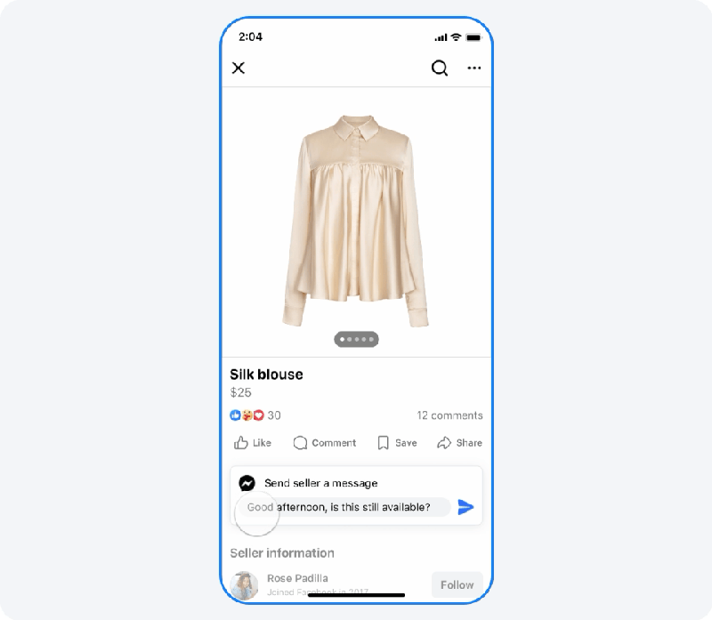 Facebook Marketplace is adding new features that could improve the user experience. image 4