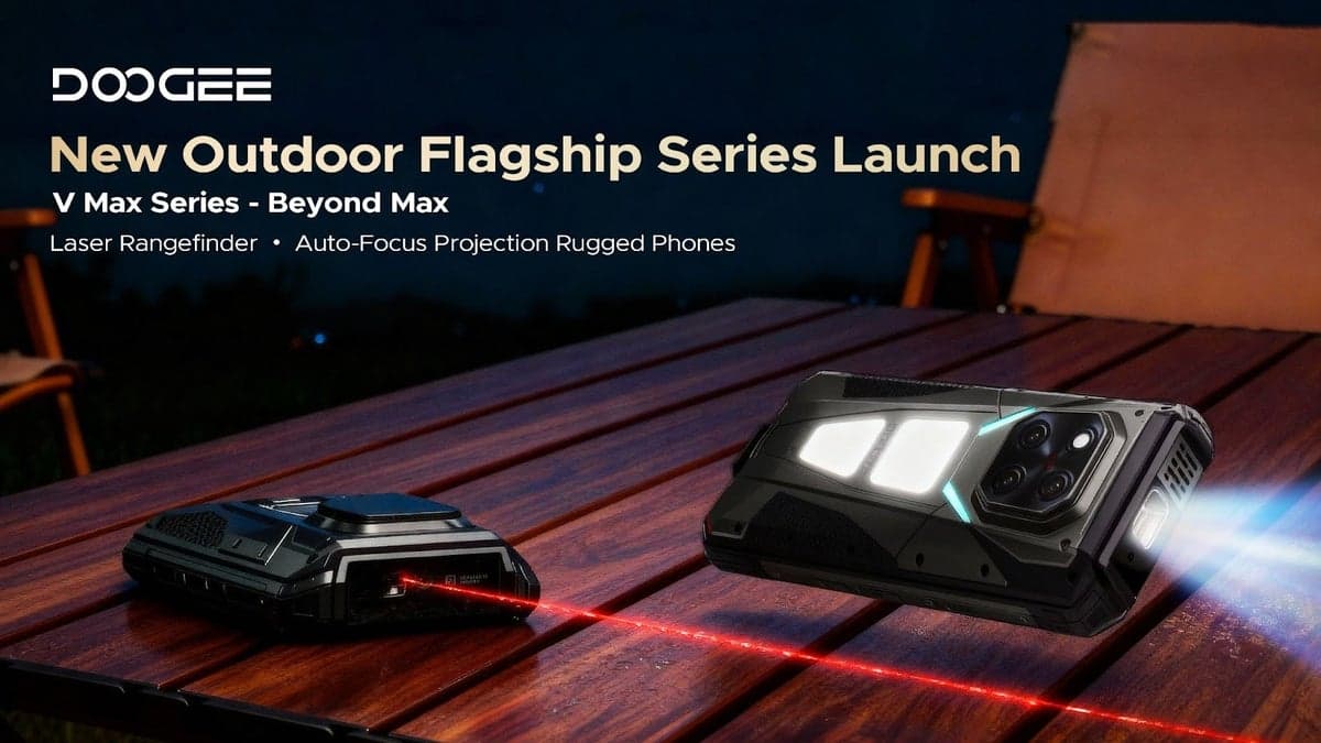 Doogee is releasing two new rugged smartphones: the V Max Play and V Max LR.