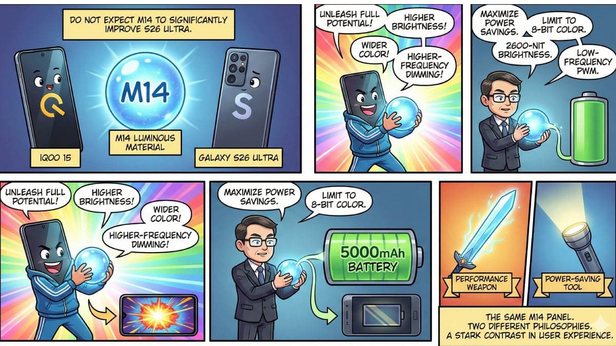 The Galaxy S26 Ultra's display may not be a major upgrade over previous models.