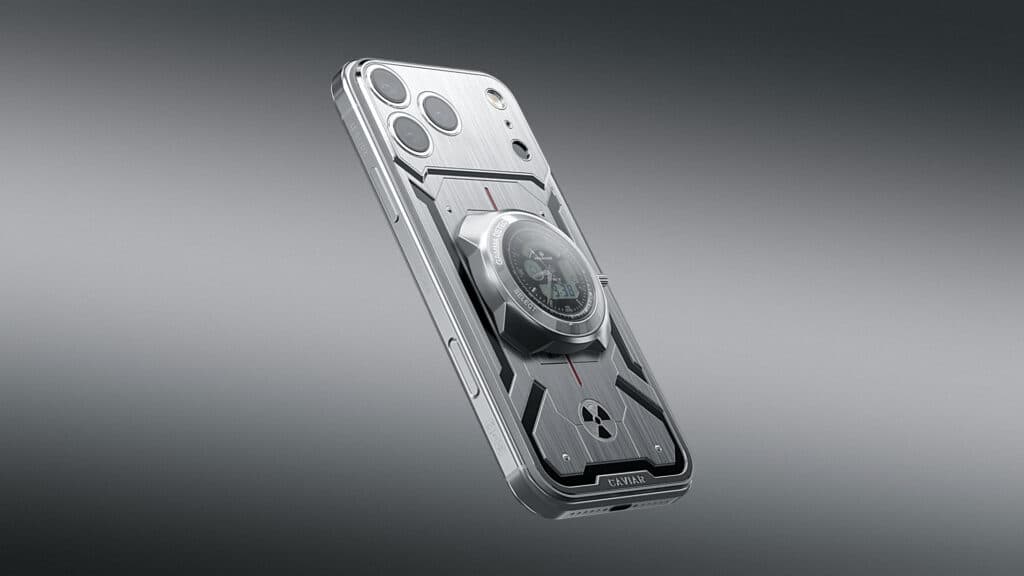 Caviar launches wild iPhone 17 Pro with Geiger counter, titanium body, and Swiss watch - Gizmochina image 4