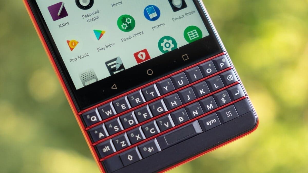 BlackBerry may be making a comeback.