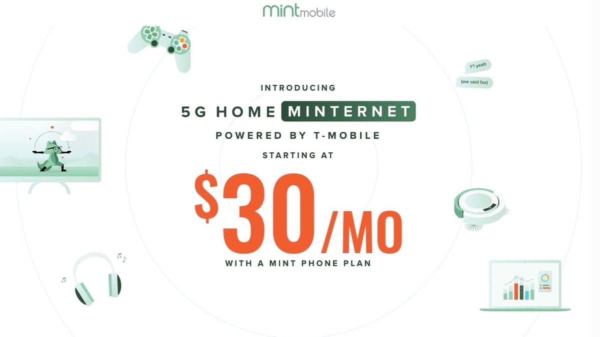 Mint Mobile is now offering a home internet service called MINTernet, challenging traditional cable companies.