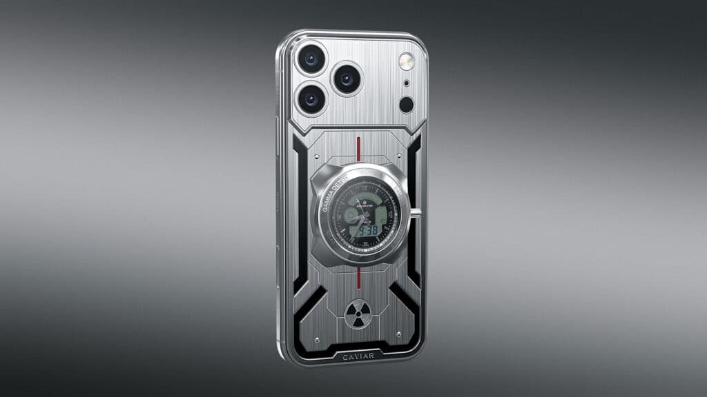 Caviar launches wild iPhone 17 Pro with Geiger counter, titanium body, and Swiss watch - Gizmochina image 3