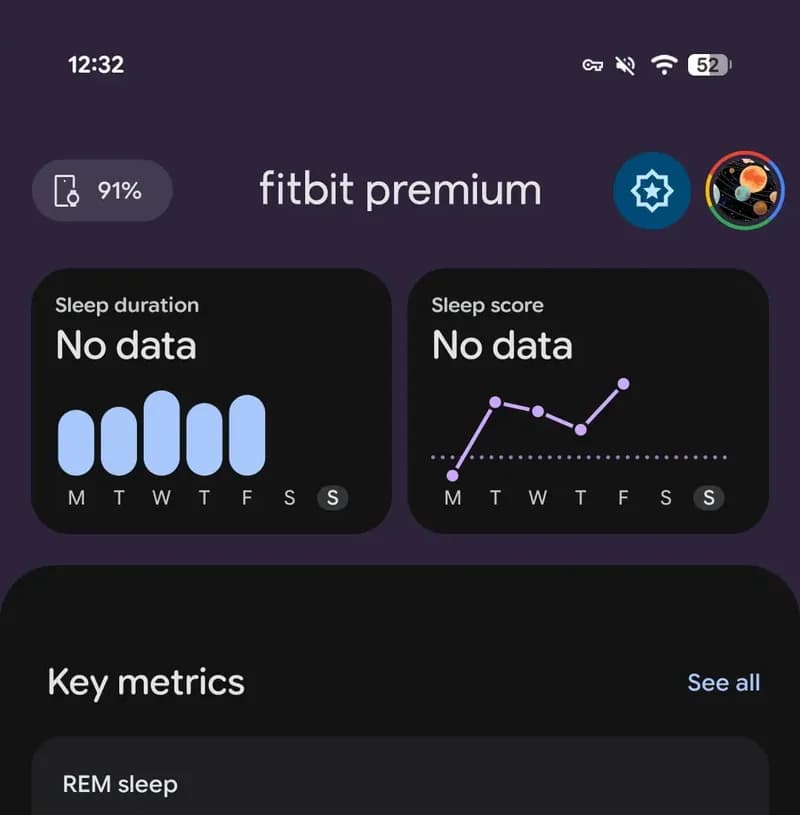 Fitbit has a new design, but it's not yet available to all users. image 4