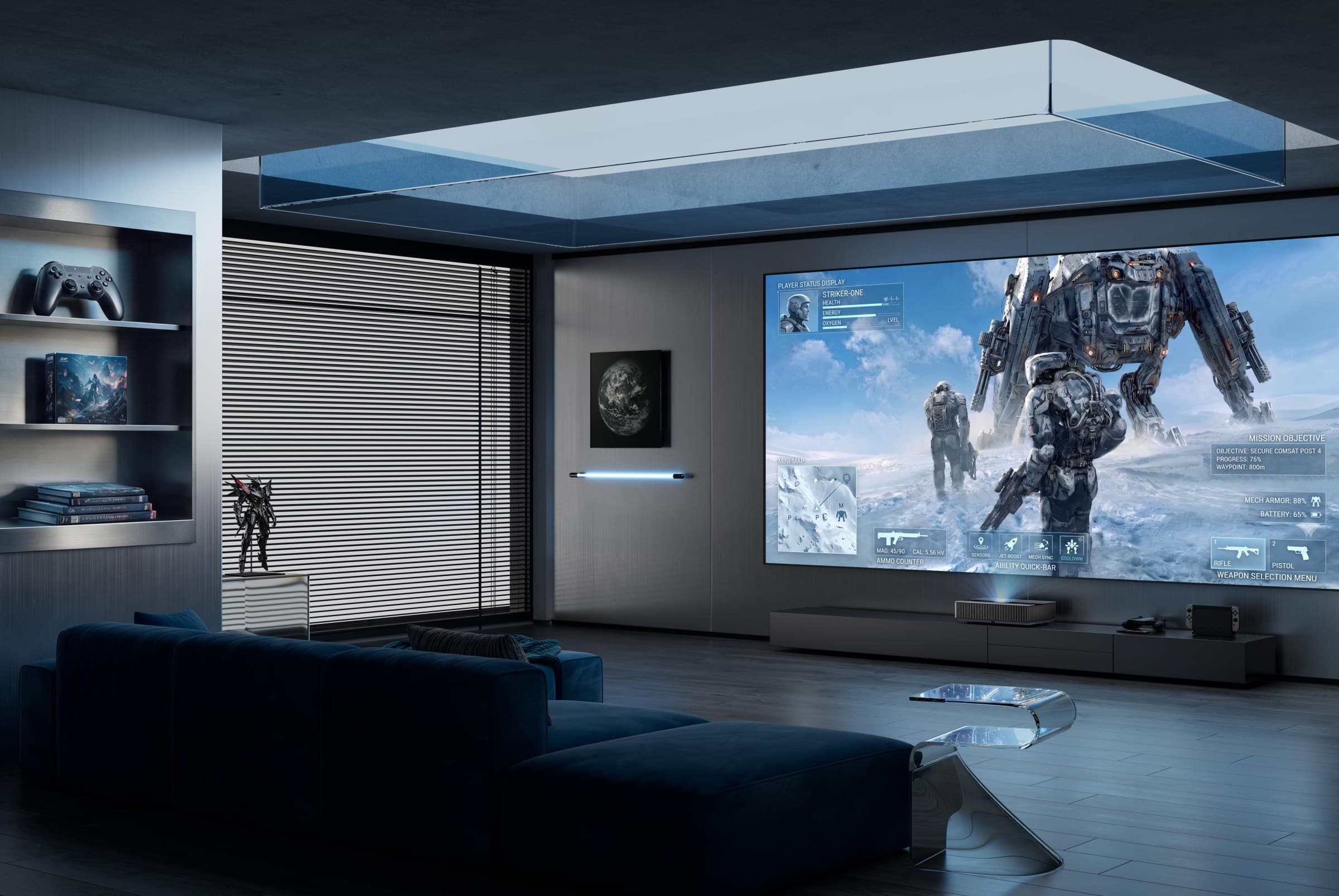Here’s the first 4K 120Hz UST projector with optical lens shift - The Verge image 3