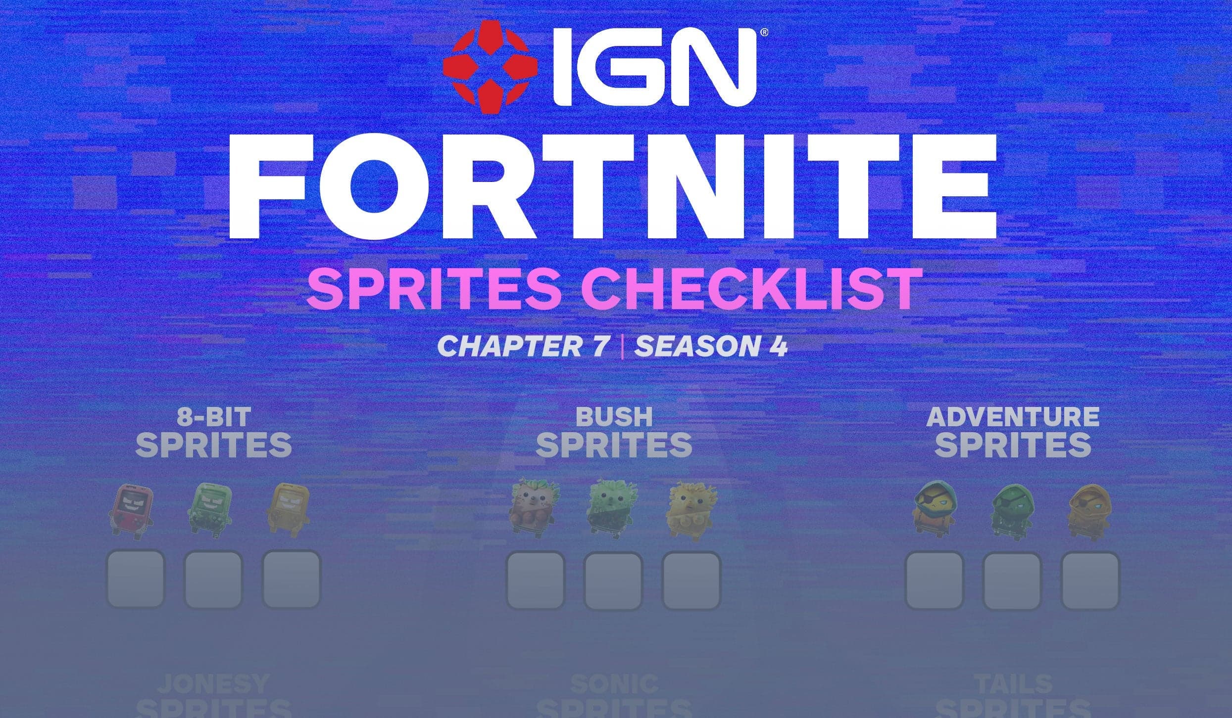 Sprites Checklist and Guide (Chapter 7 Season 4) - All Variants List - IGN