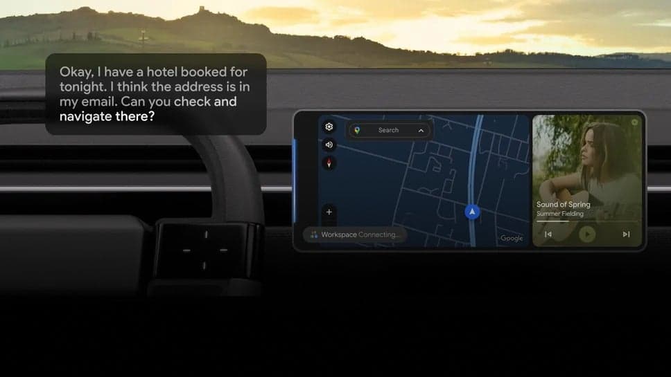 Gemini is now available in Android Auto, potentially improving the in-car assistant experience.