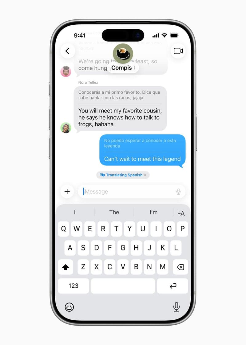 iPhone's live translation feature can help reduce stress during international travel. image 2
