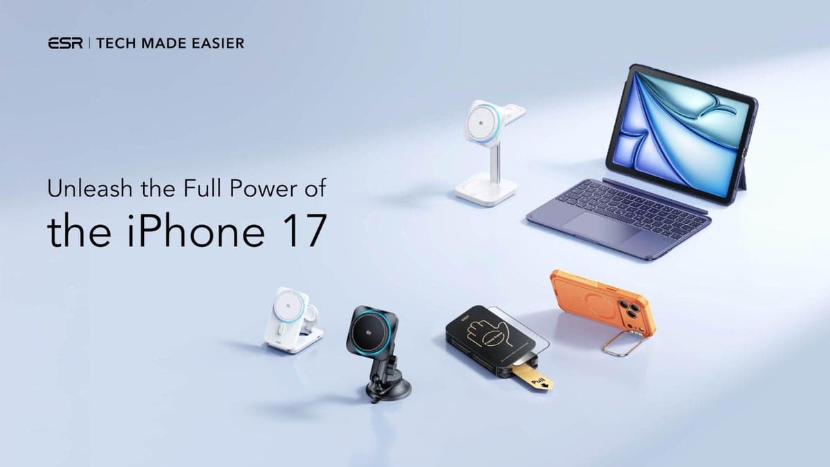 ESR is releasing a line of chargers, stands, and cases designed to keep the iPhone 17 cool.