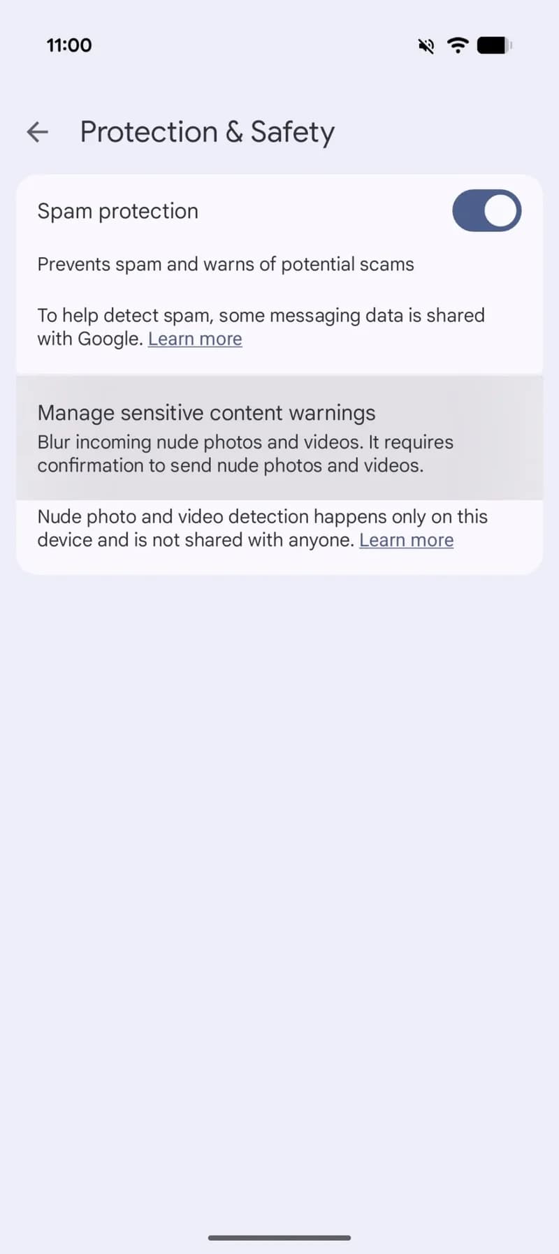 Google Messages will now warn users before they open potentially risky videos. image 2