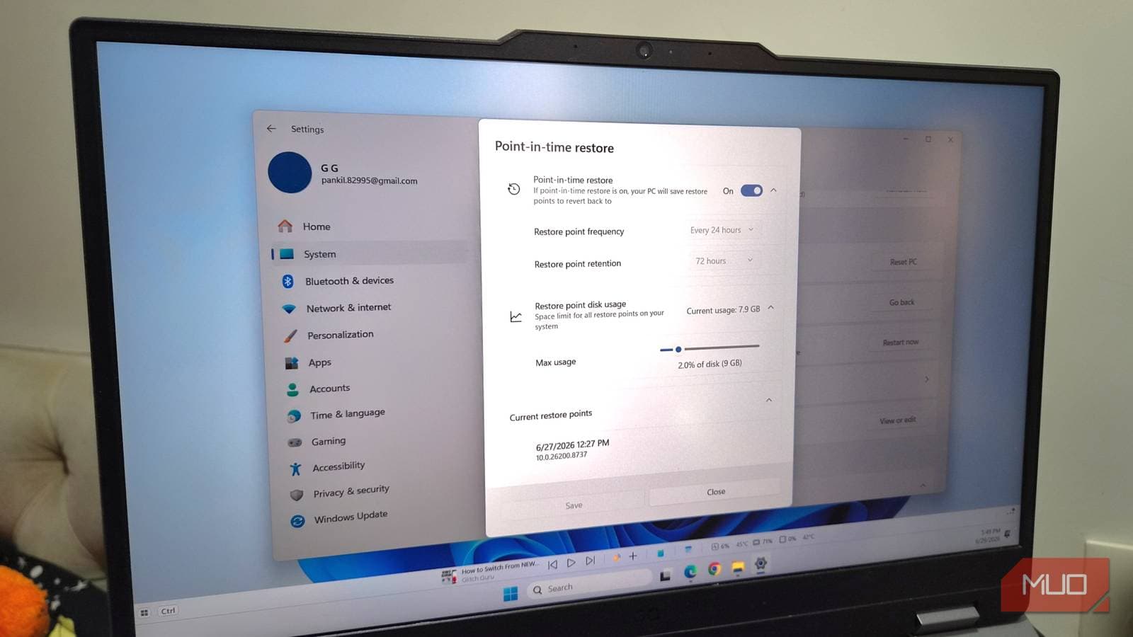 Windows 11 can now rewind your whole PC, including the file you just created - MakeUseOf image 2