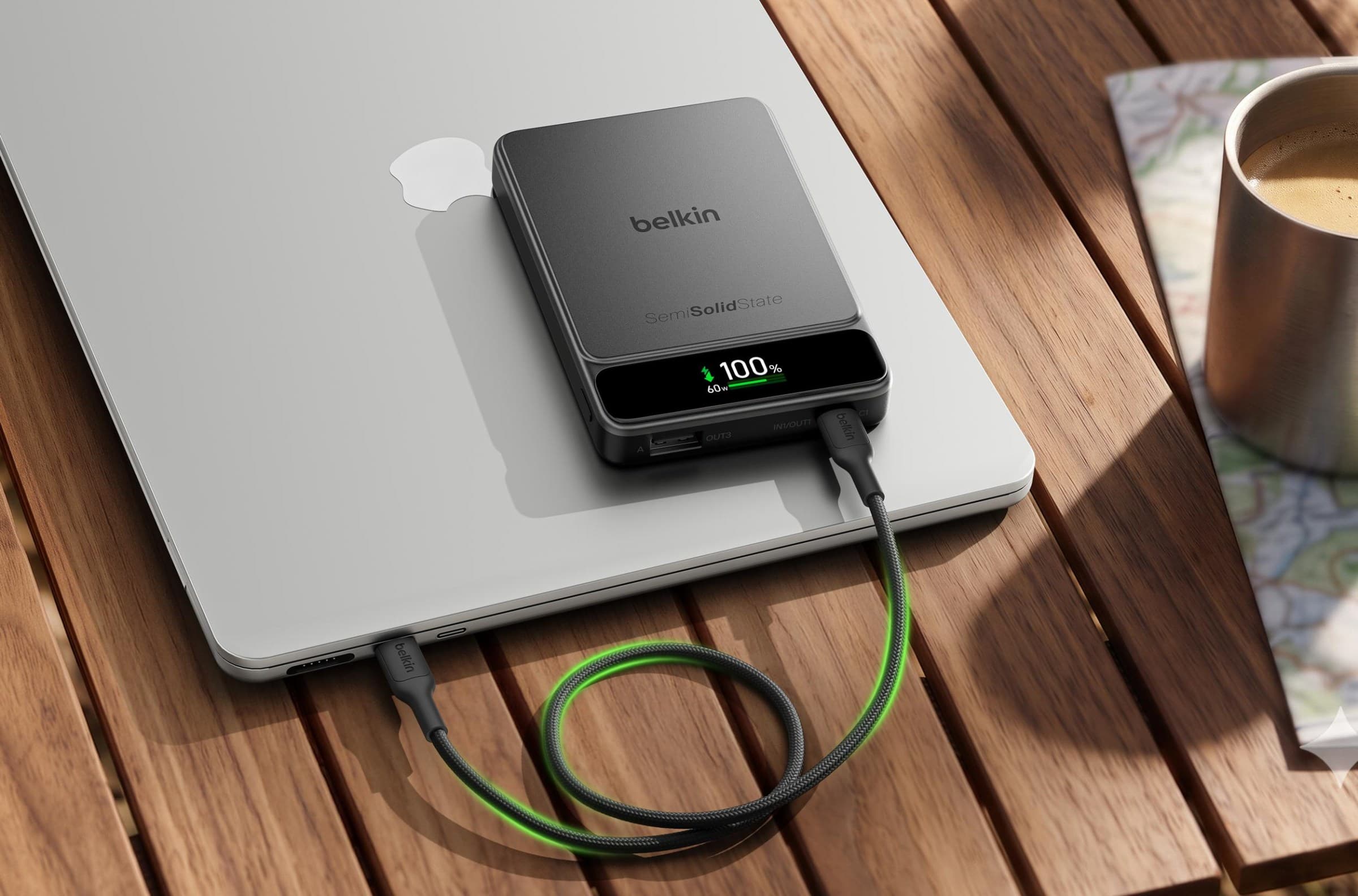 Belkin introduces its first longer-lasting semi-solid-state power banks - The Verge image 3