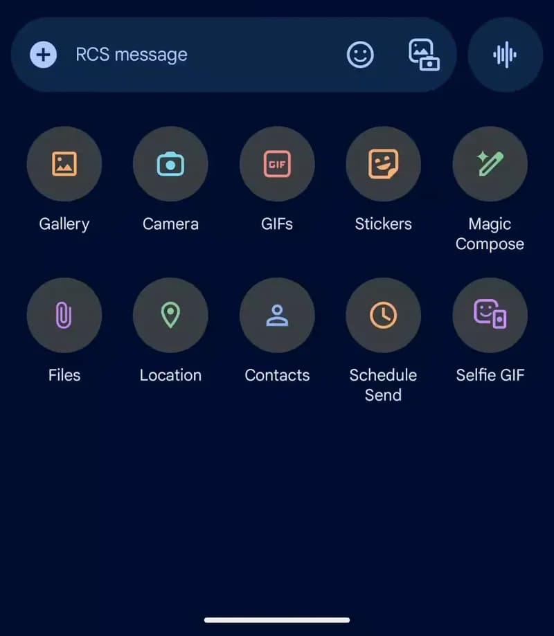 Google Messages is getting a visual update with a more streamlined design. image 2