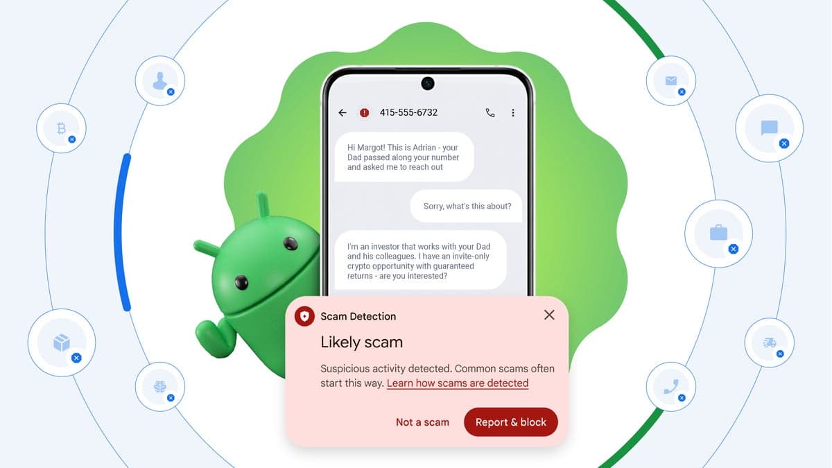 Google says Android is beating iOS in the fight against scams.