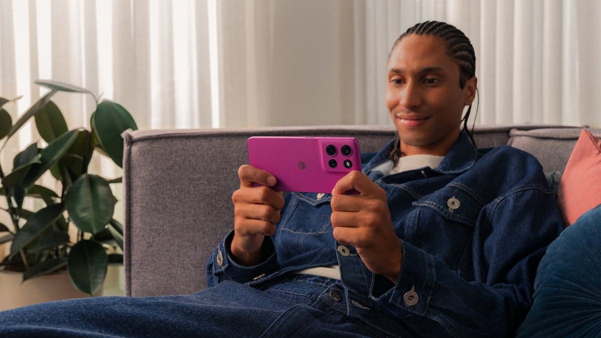 The 2026 Moto G features an improved selfie camera, a large battery, and new color options.