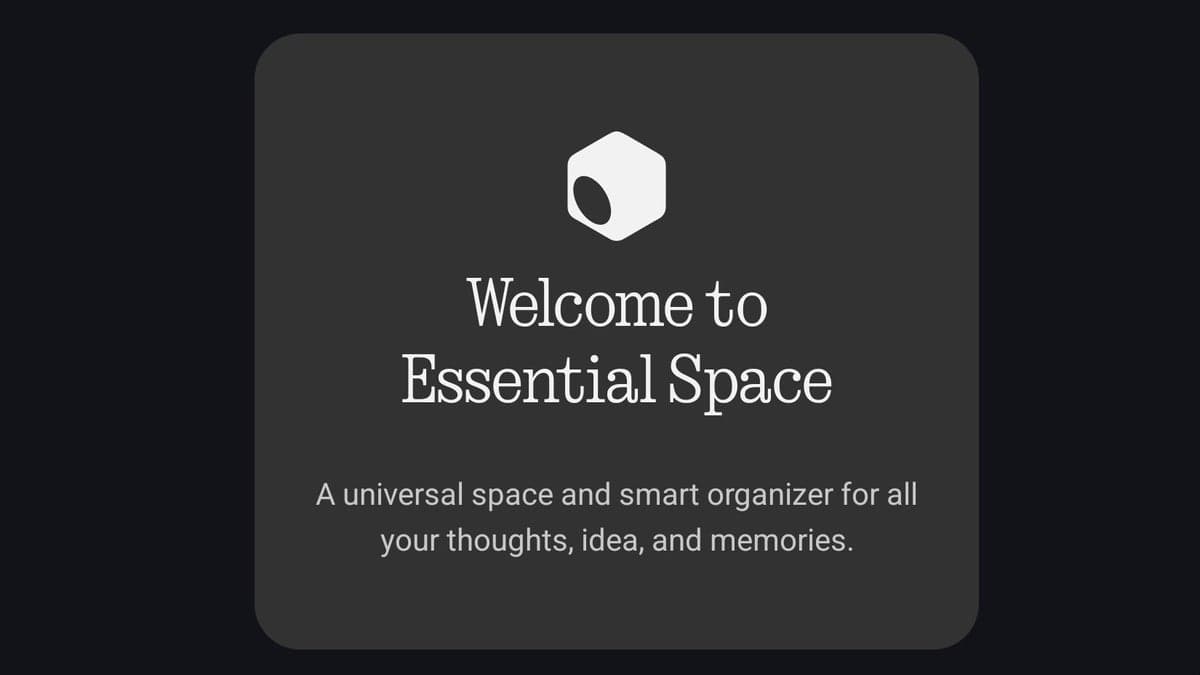 Essential Space received a minor update to improve its smart features.