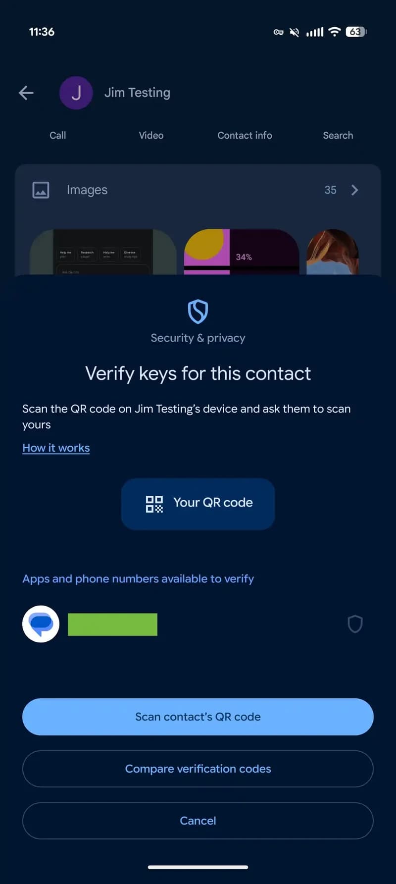 Google Messages will soon have a better way to verify contacts. image 3