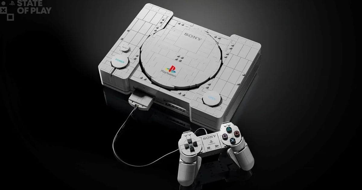 A Lego replica of the original PlayStation will be available next month, a 1:1 build with almost 2,000 pieces - Eurogamer.net