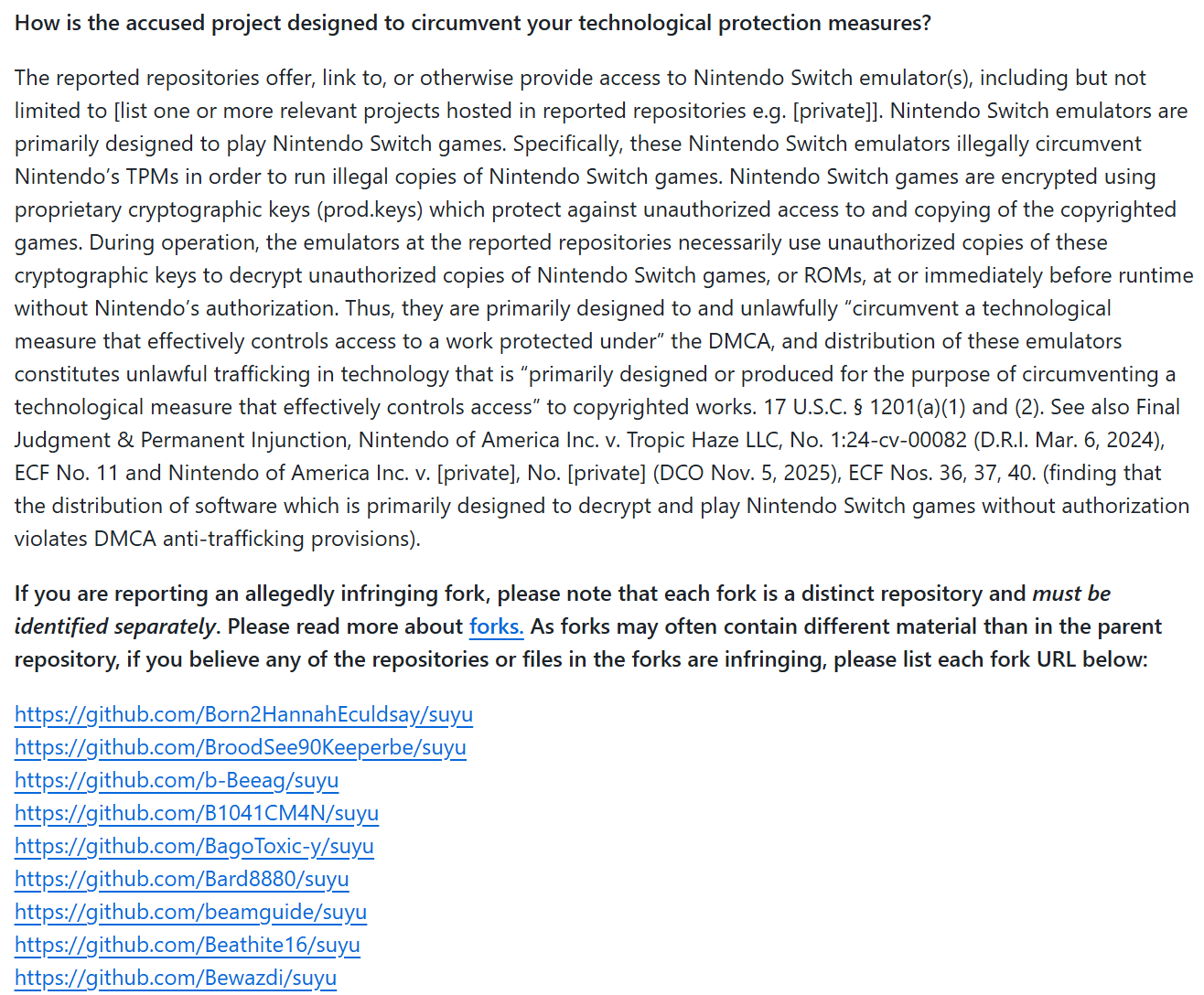Nintendo Wipes Out 400+ Switch Emulator Repos in Single-Day GitHub Sweep - torrentfreak.com image 4