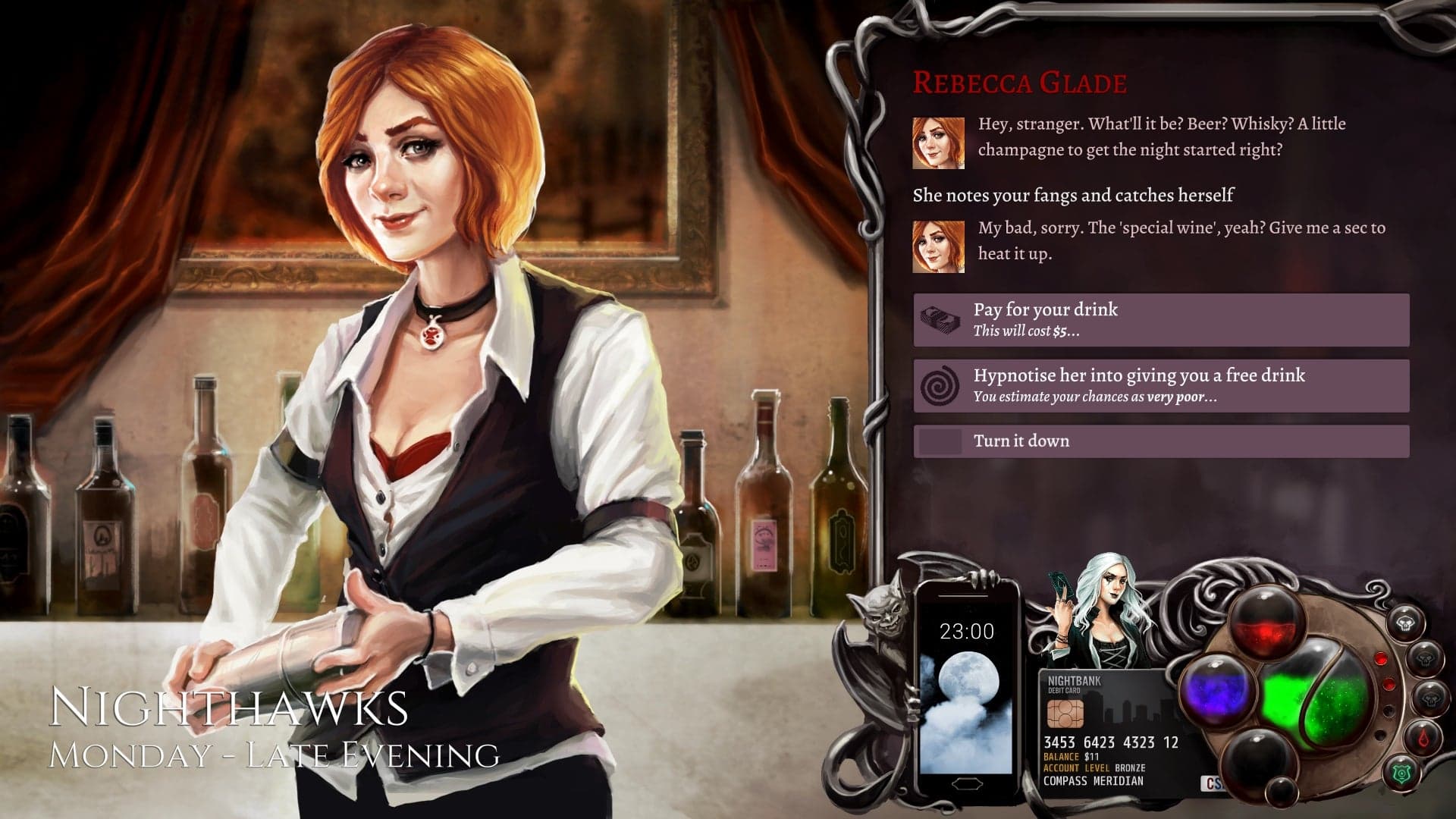 "Valve is under the impression that this game is way sexier": Nighthawks devs claim vampire RPG has erroneously been slapped with Steam adult content label - Rock Paper Shotgun image 2