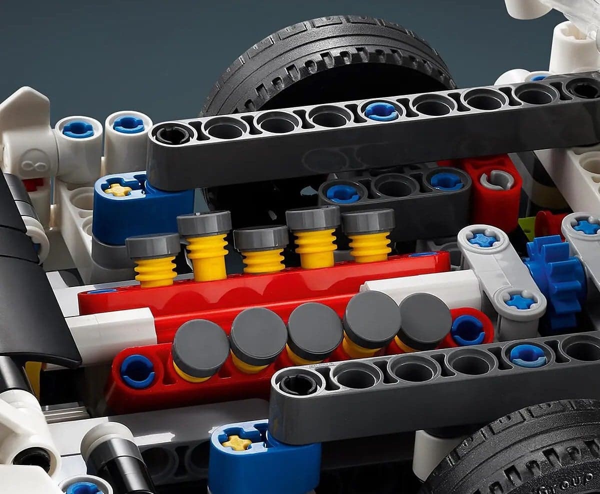 The New LEGO® Technic™ Dodge Viper GTS-R: With A Working 10-Piston V10 - Silodrome - Gasoline Culture