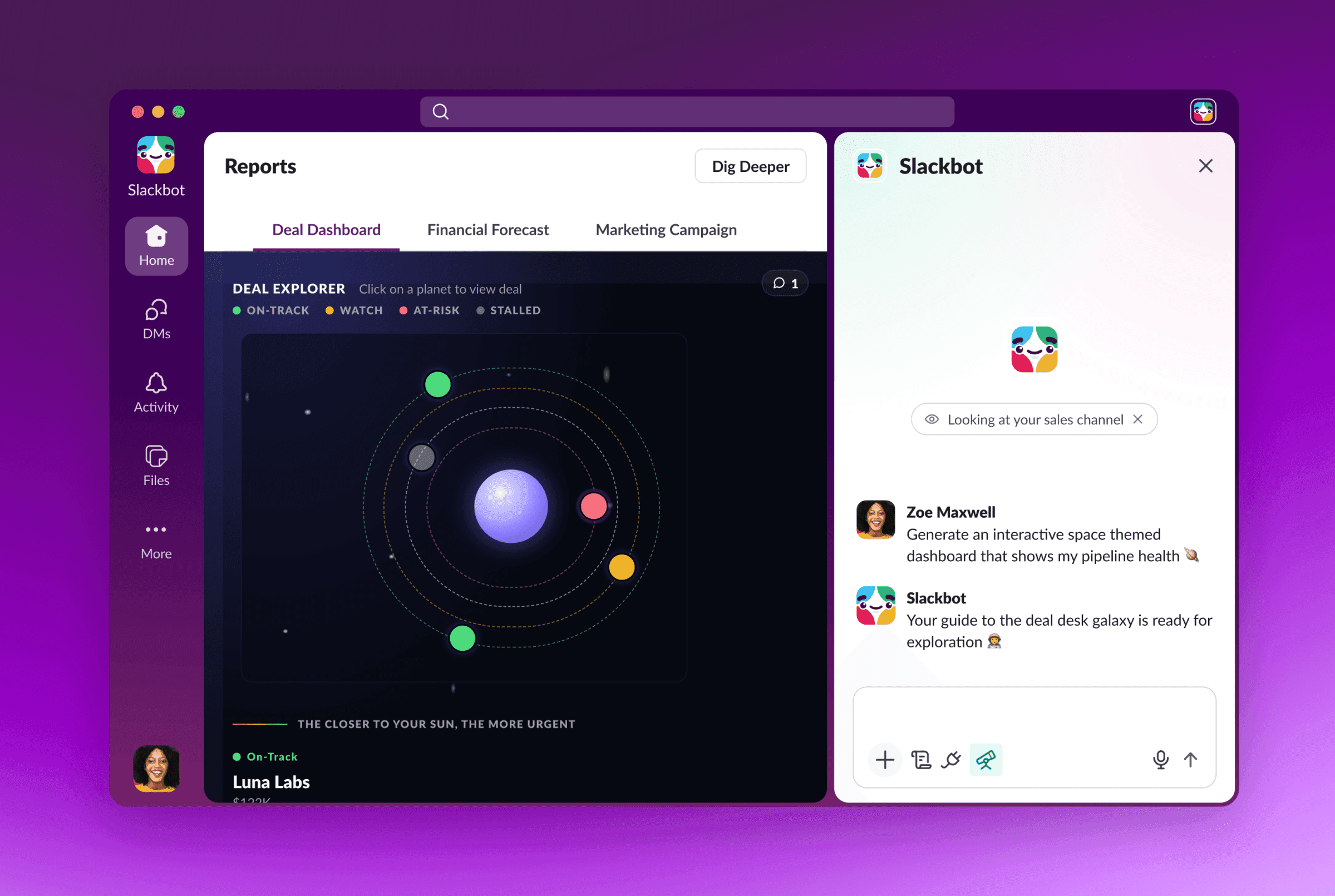 Slack can now vibe-code interactive charts and reports inside chats - theverge.com image 3