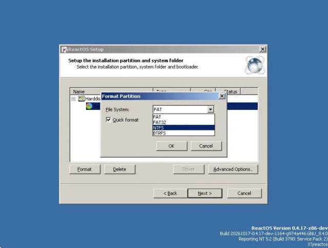 ReactOS reaches major milestone with NTFS install support - Ars Technica image 4