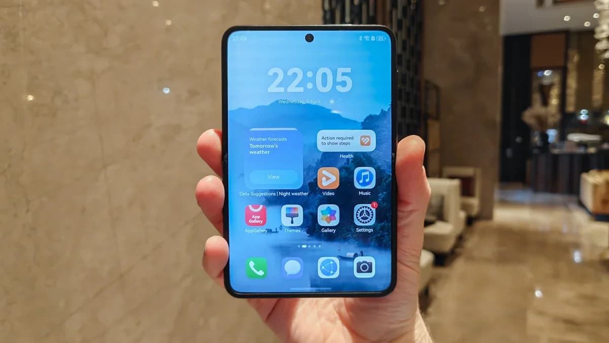 A sequel to an interesting flip foldable phone is in the works, but it likely won't be widely available for purchase.