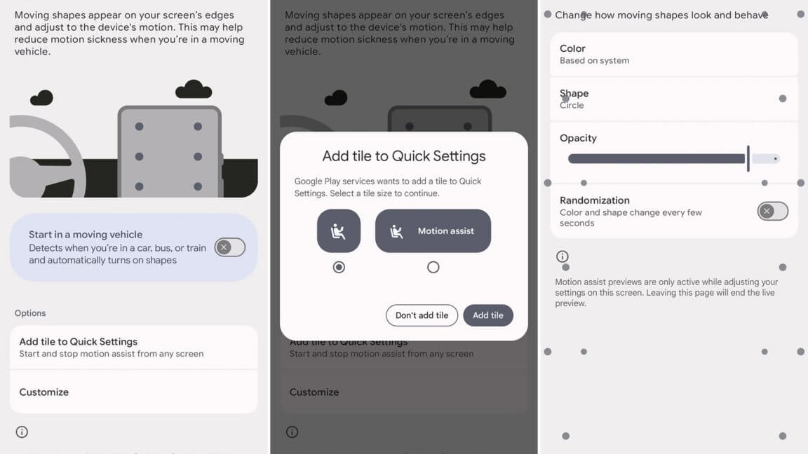 Google begins rolling out anti-motion sickness feature on Android 17 - Ars Technica