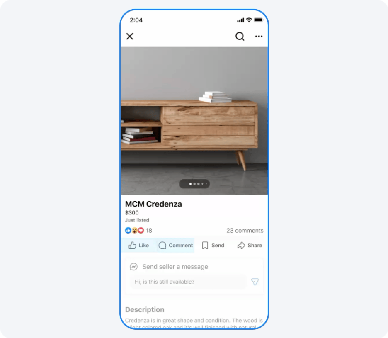 Facebook Marketplace is adding new features that could improve the user experience. image 2
