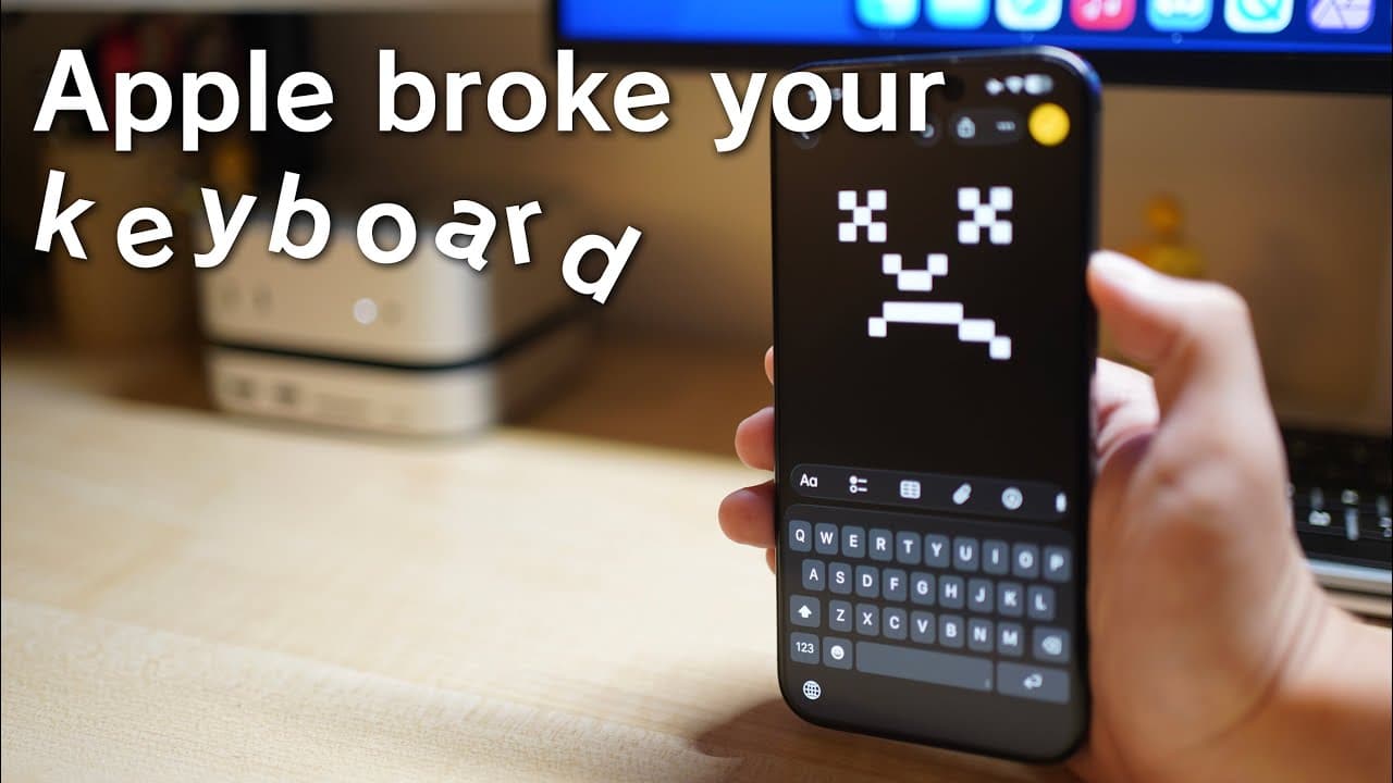 A recent video suggests iPhone typing accuracy may have declined for some users. image 2