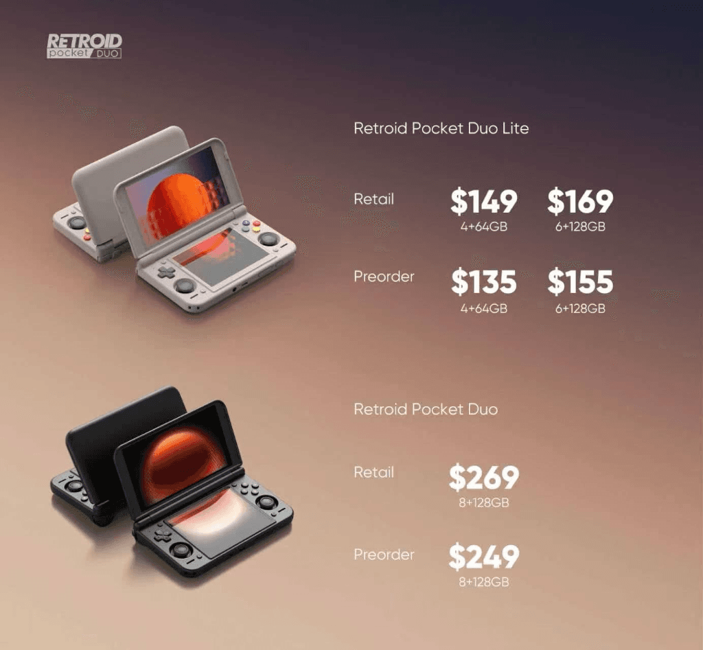 Retroid Pocket Duo Pre-orders Open Tomorrow; Pricing Starts at Just $135 - Retro Handhelds image 5