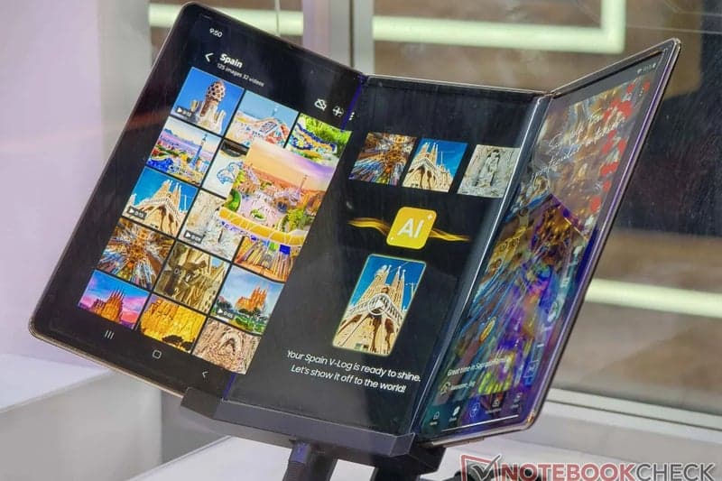 Leaked images suggest Samsung's next tri-fold phone will have a new design. image 2
