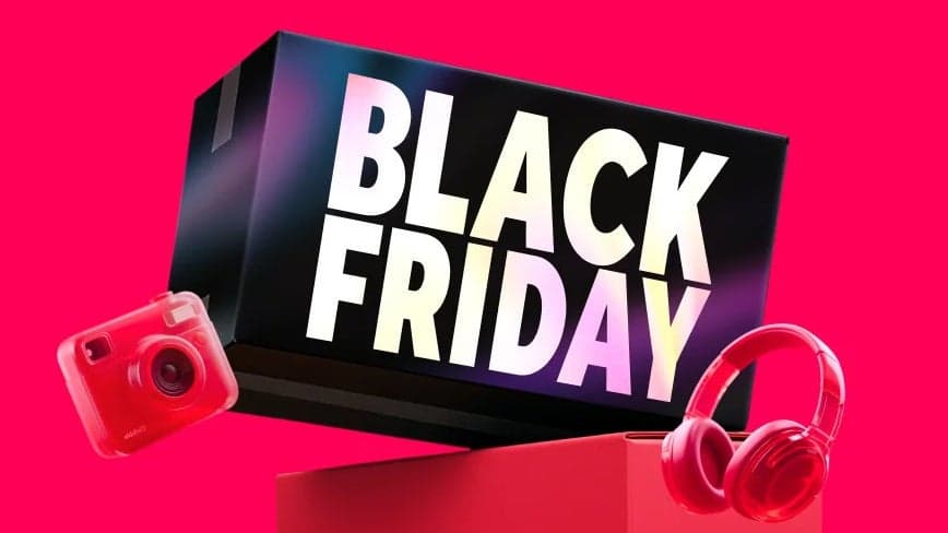 Audio devices, action cameras, and game controllers are on sale as potential gift ideas.