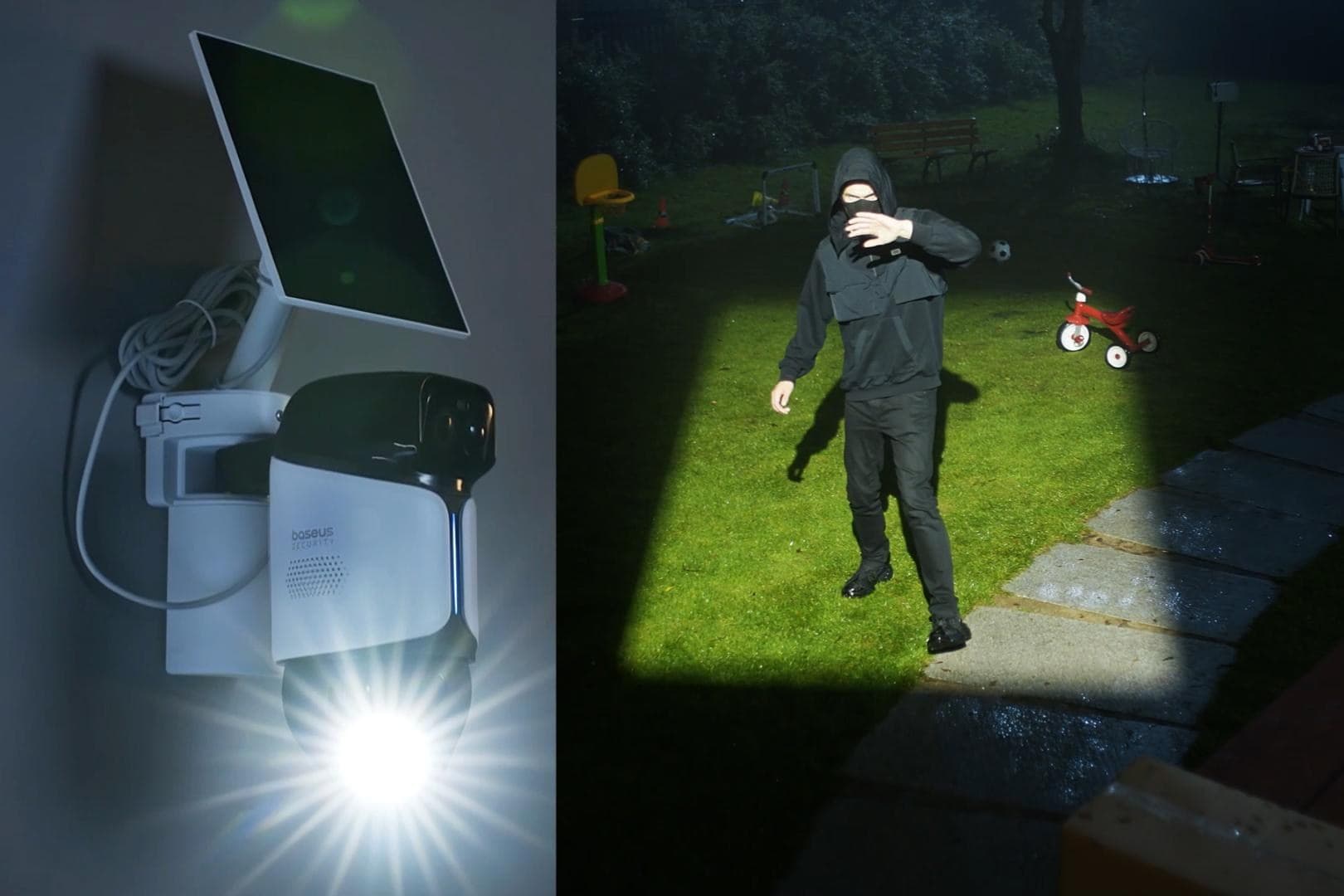 Baseus’ new security camera has a spotlight that tracks and follows moving targets - The Verge image 3