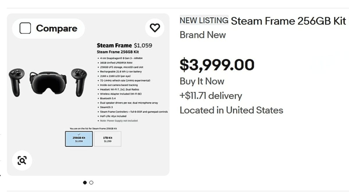 Scalpers & Scammers Swoop In To Prey On Waitlisted Would-Be Steam Frame Buyers - UploadVR