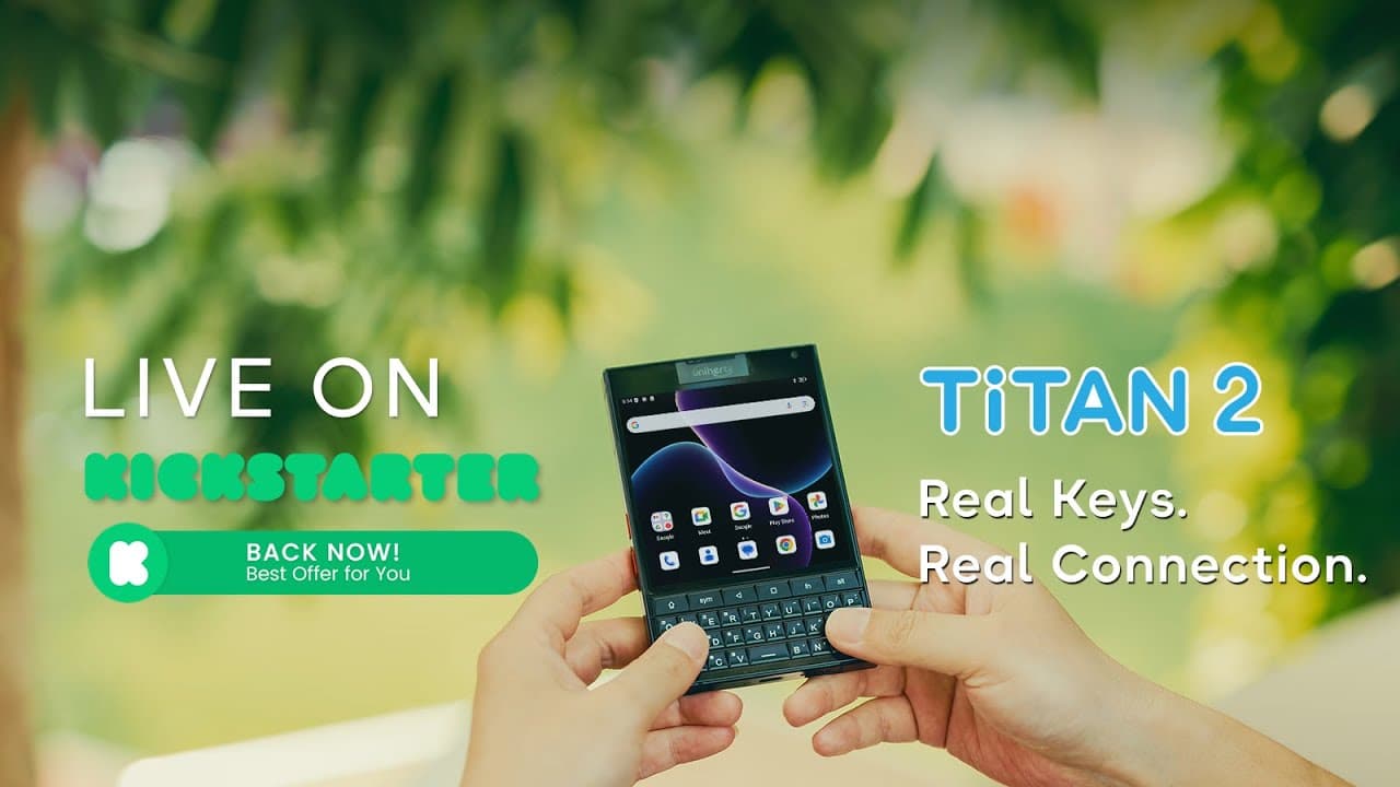 Unihertz is offering a discount on the Titan 2, a phone that blends BlackBerry and Android features. image 2