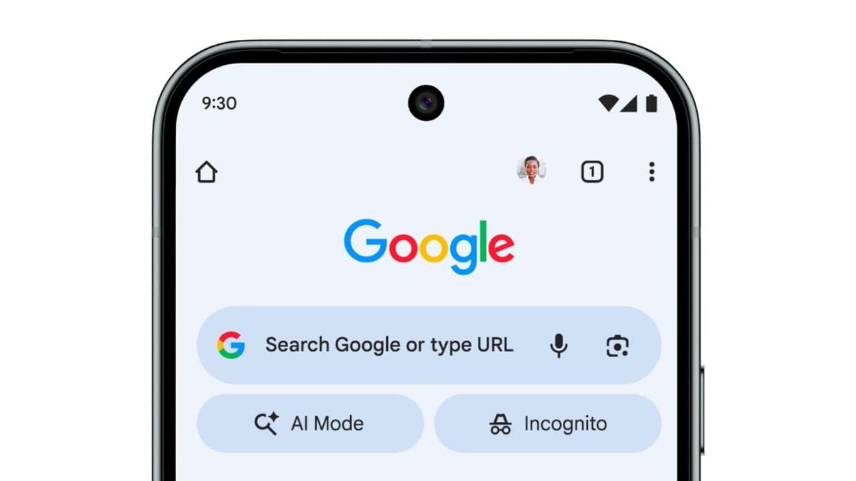 Google updated the voice and song search interface, removing the face icon.