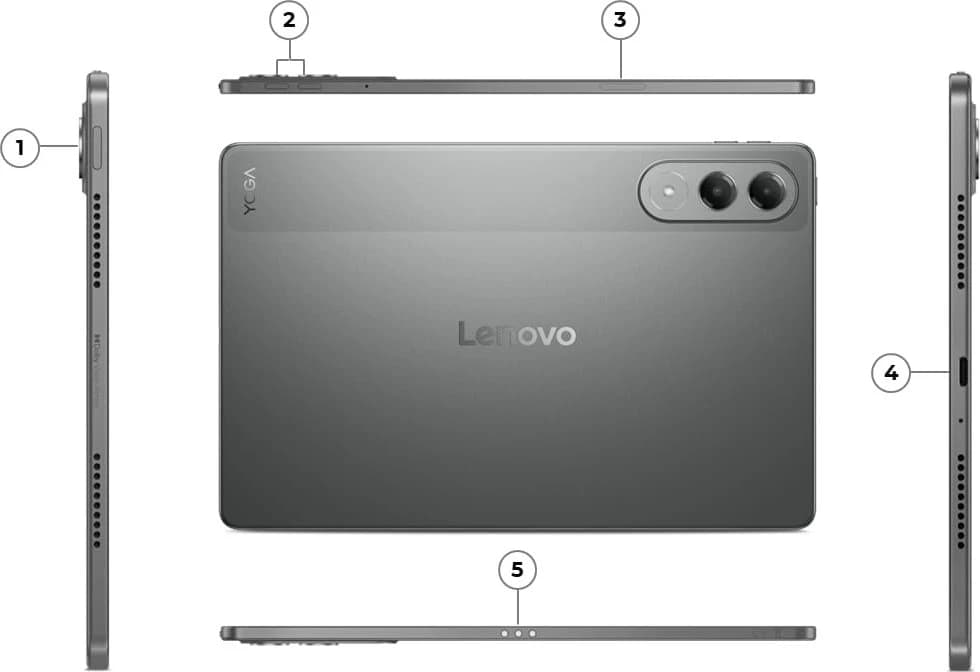 Lenovo Yoga Tab TB710FU, Luna Grey, 12GB RAM, 256GB image 8