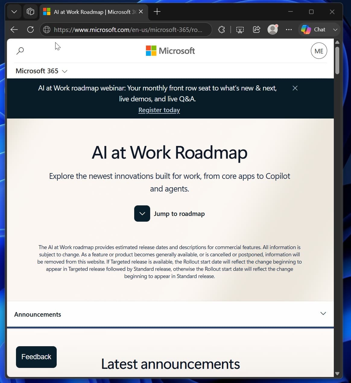 Microsoft's latest AI rebrand beats its own history of terrible rebrands, renaming Microsoft 365 Roadmap to "AI at Work" - Windows Latest image 3