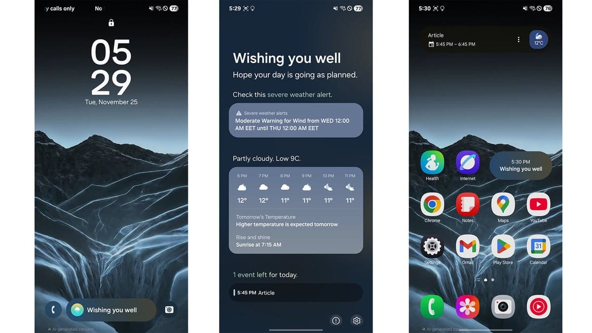 An author hopes Samsung will remove the "Now Bar" from the Galaxy S26 software.