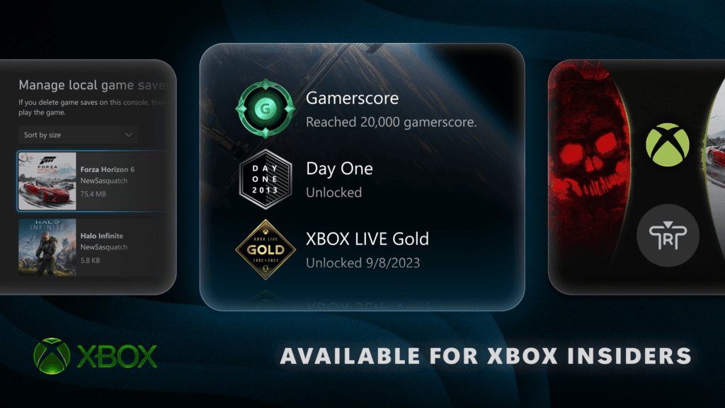 Available for XBOX Insiders: Home Improvements, Local Save Game Management, and Profile Badges - XBOX Wire