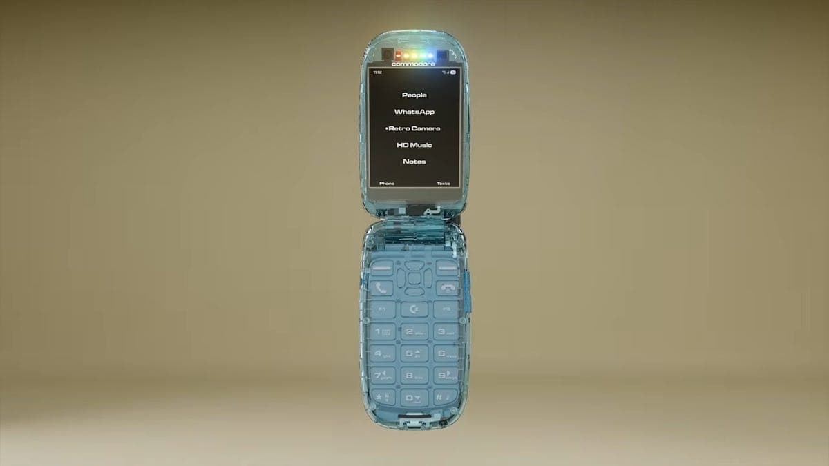 Commodore's New Flip Phone Focuses on 'Digital Detox' and Blocks Social Media Apps